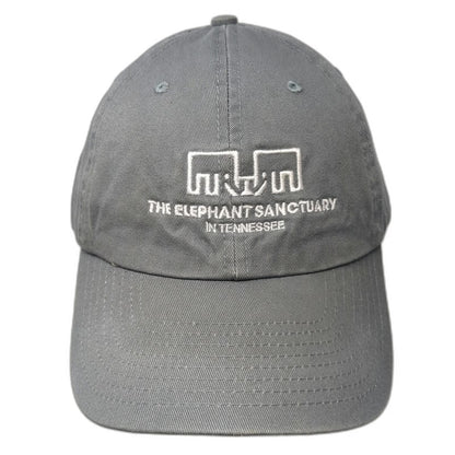 Bayside Baseball Cap Gray One Size The Elephant Sanctuary Tennessee Hat USA Made