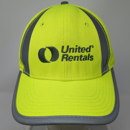 K-Products United Rentals Baseball Cap Green One Size Reflective Hi-Viz Hat