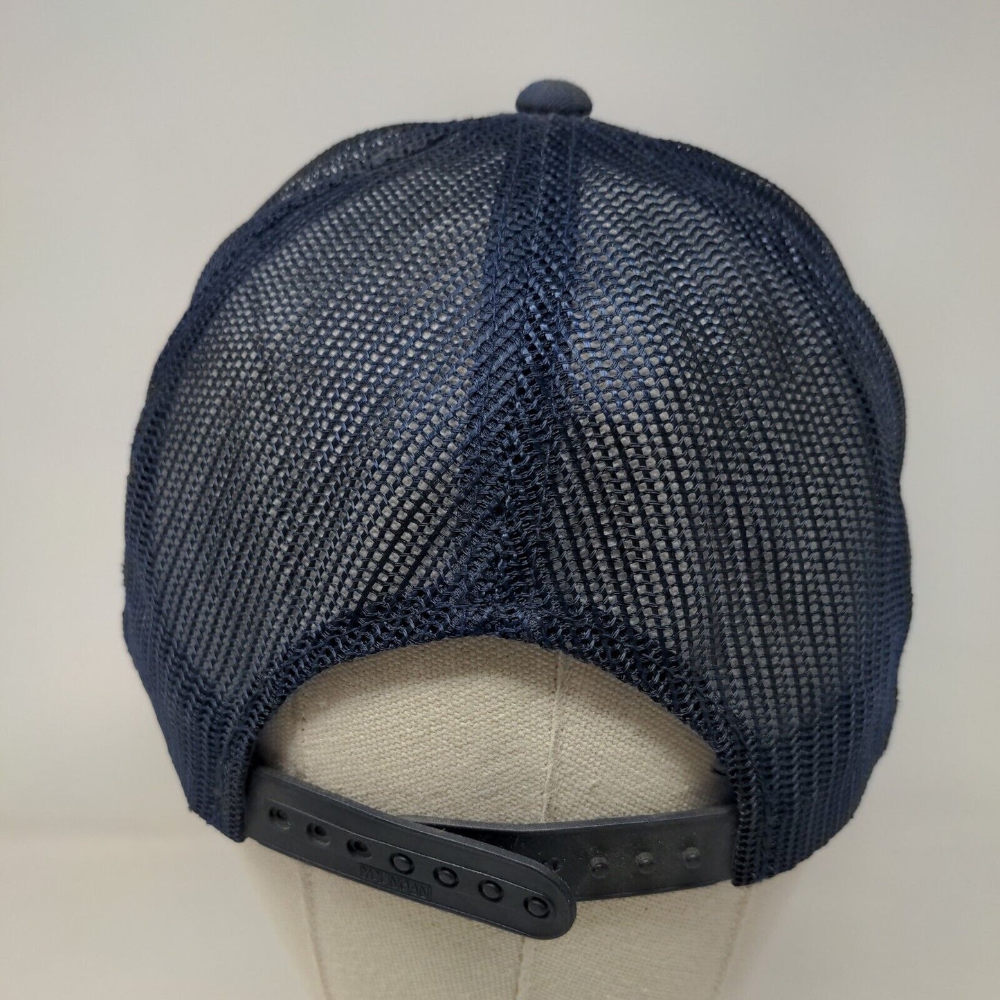 Hall Plumbing Snapback Mesh Back Rope Trucker Hat Blue OSFA Embroidered
