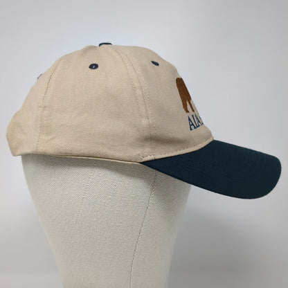 Tongass Trading Company Snapback Beige Blue One Size Bear Alaska Two-Tone Hat