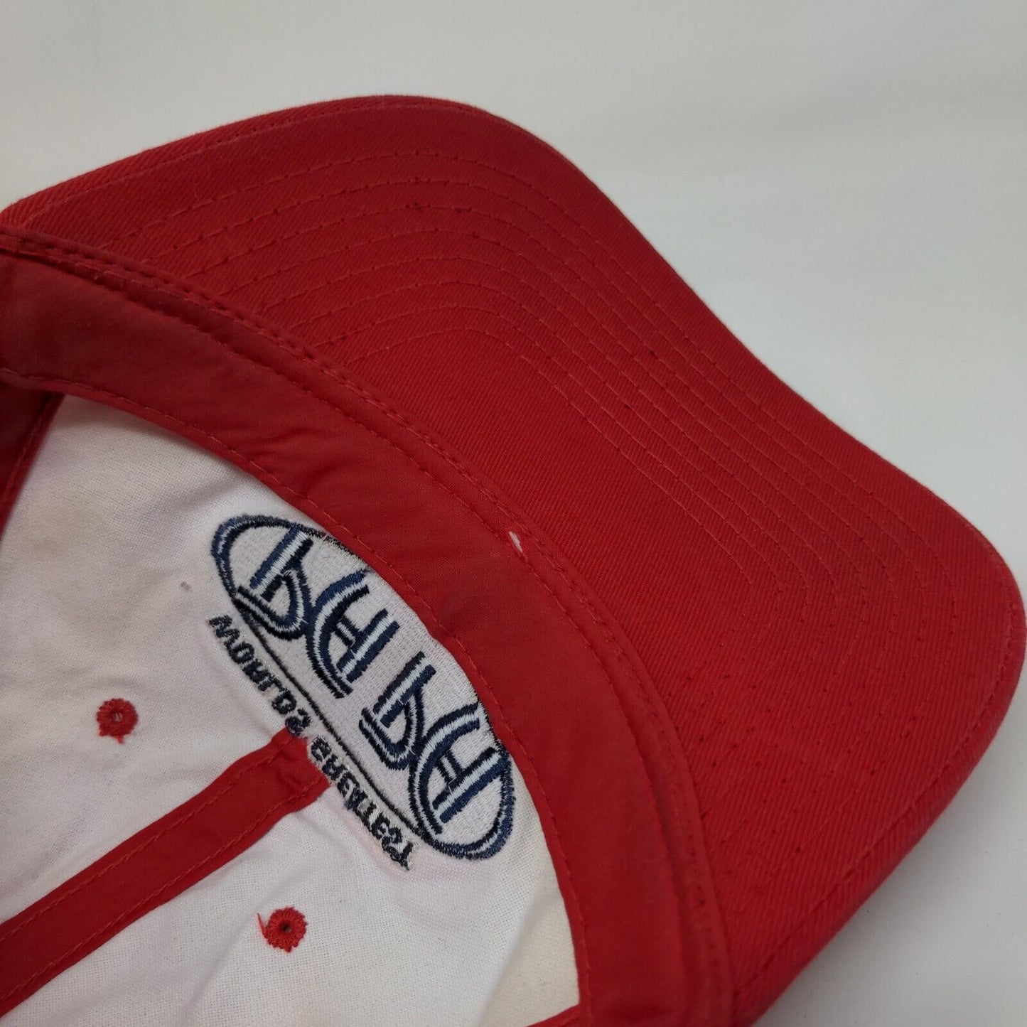 Worlds Greatest Papa Under This Cap Snapback Hat Red One Size Embroidered