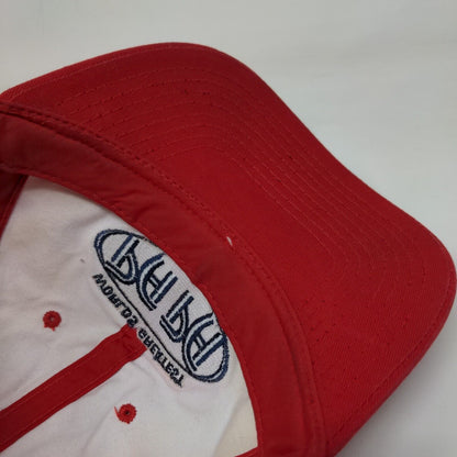 Worlds Greatest Papa Under This Cap Snapback Hat Red One Size Embroidered