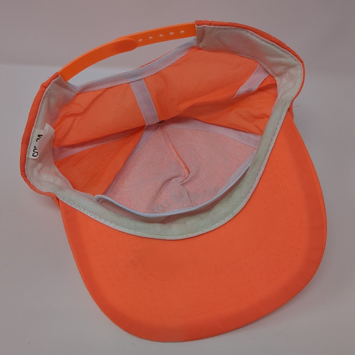 Spirit Lake Lodge Yukon Snapback Hat Orange OSFA Adjustable 6 Panel Nylon
