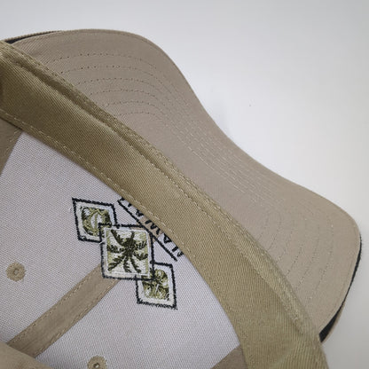 Hawaii Strapback Baseball Cap Brown One Size Adjustable Embroidered 6 Panel