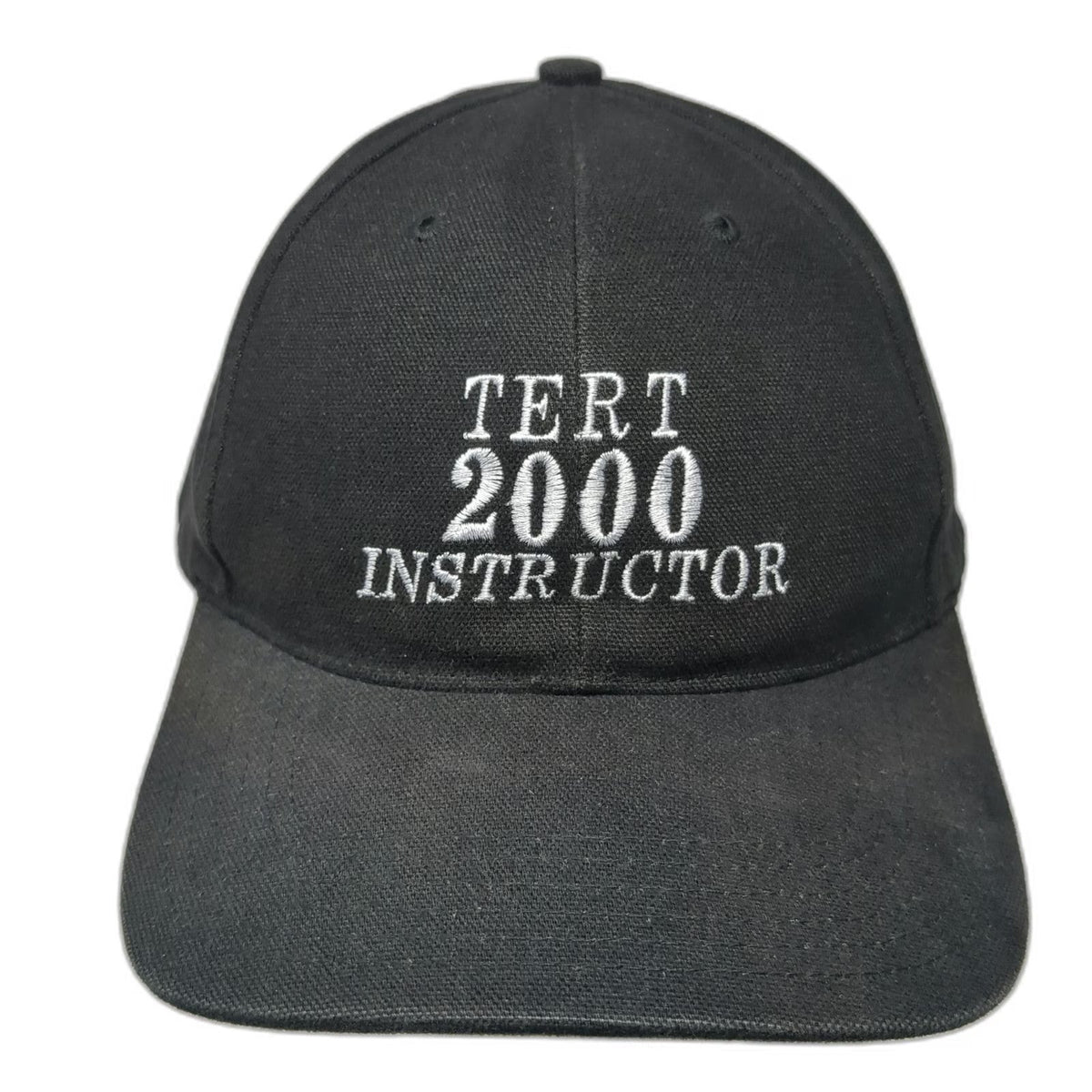 Richardson Baseball Cap Black OSFM Cotton TERT 2000 Instructor Hat Adjustable