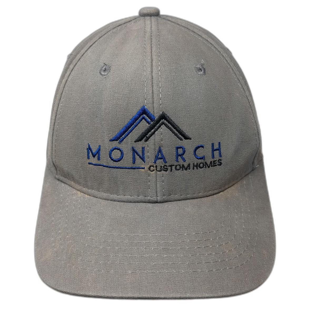 OC Snapback Gray One Size Monarch Custom Homes Mountain Logo Embroidery Hat