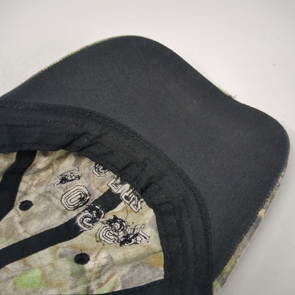 Mossy Oak Baseball Cap Green One Size Camo Strapback Hunting Fishing Hat Logo