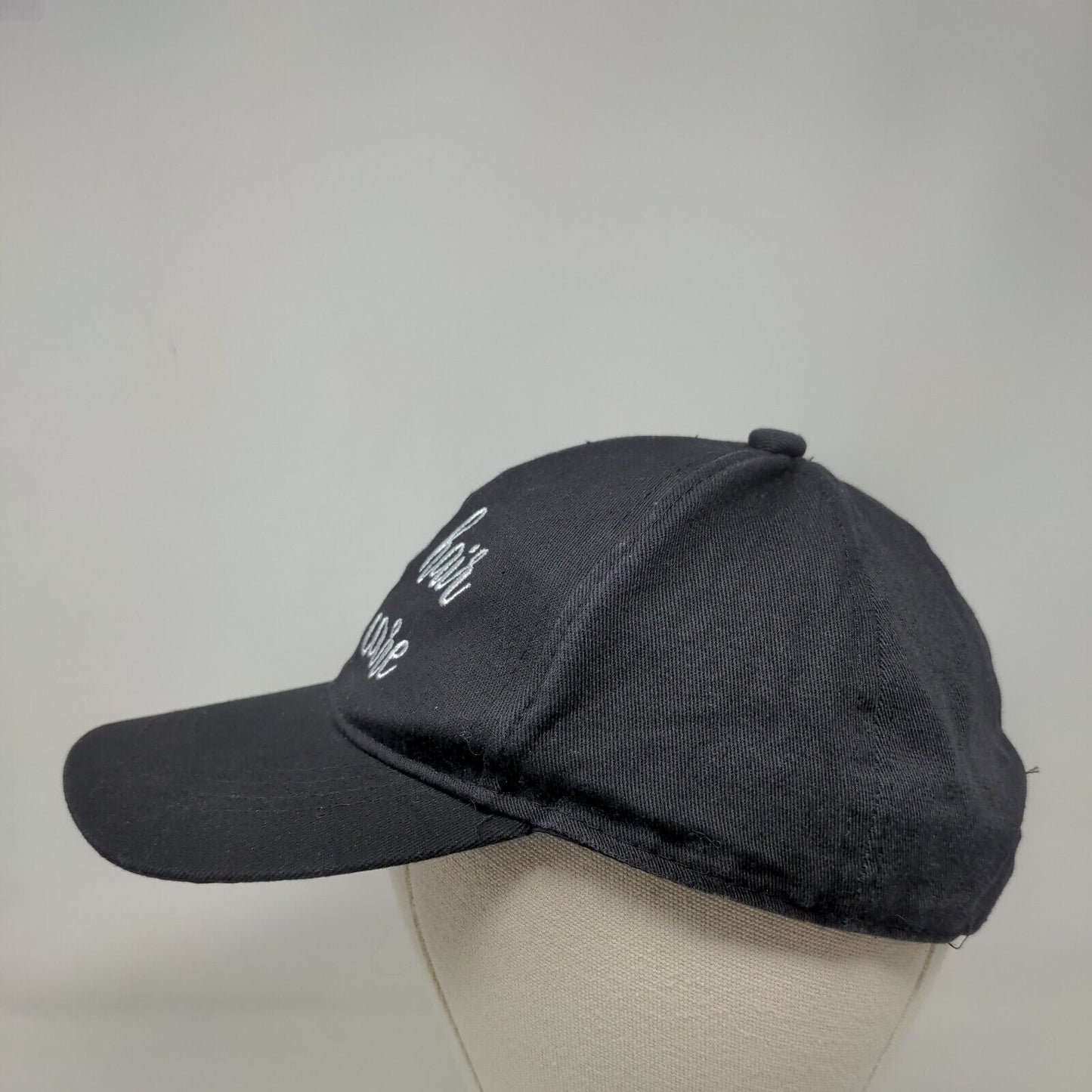 Mama Hair Don't Care Snapback Hat Black One Size Embroidered 6 Panel
