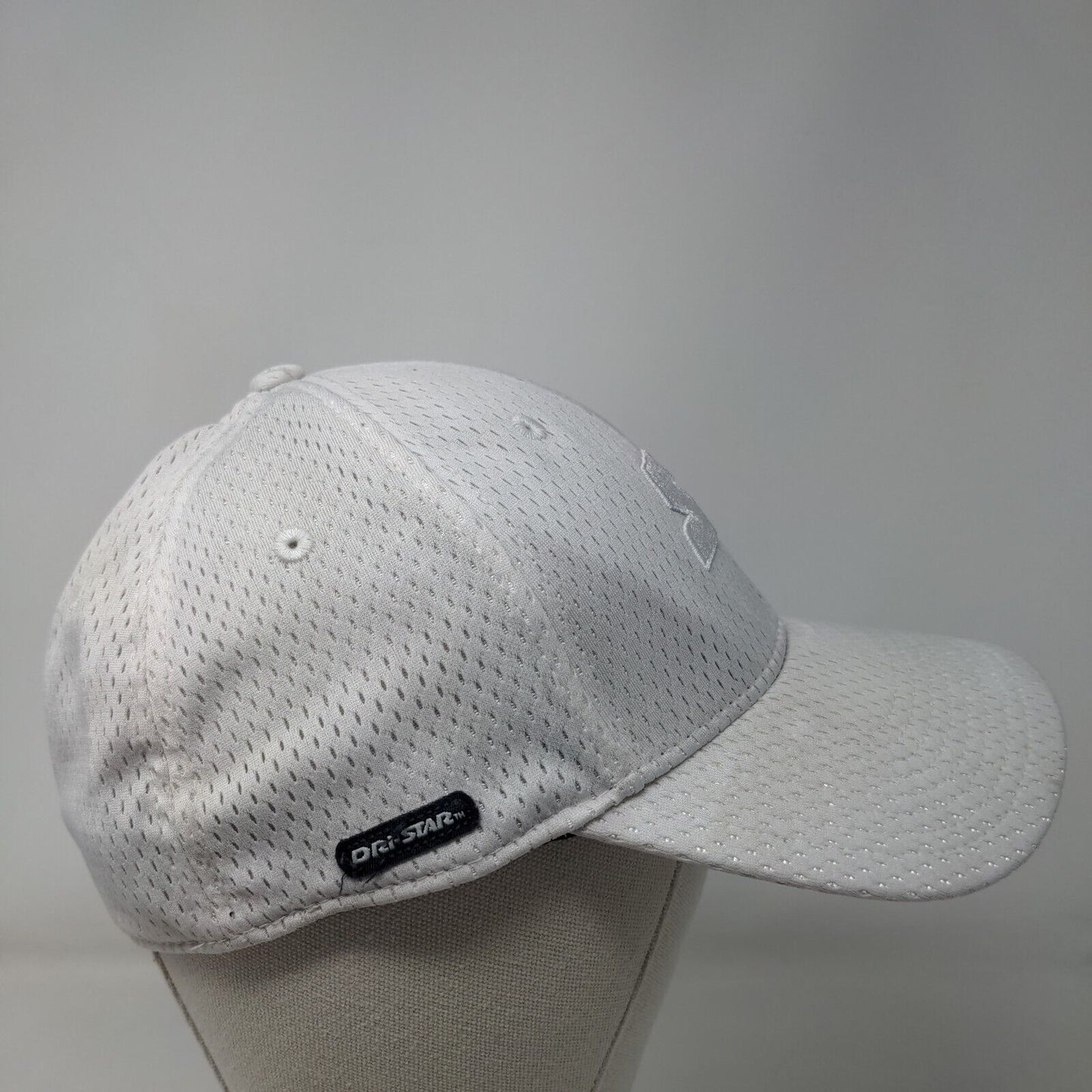 Starter Fitted Hat White L/XL Dri-Star Embroidered Breathable Outdoor