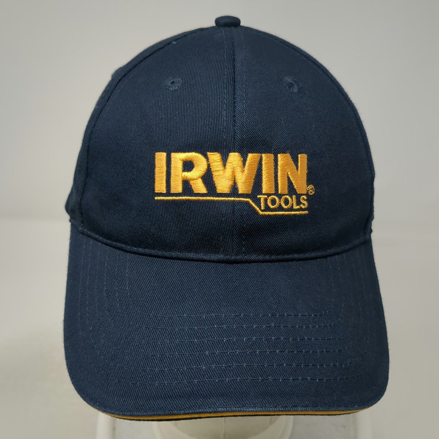 K-Products Irwin Tools Embroidered Baseball Cap Blue One Size Strapback Hat