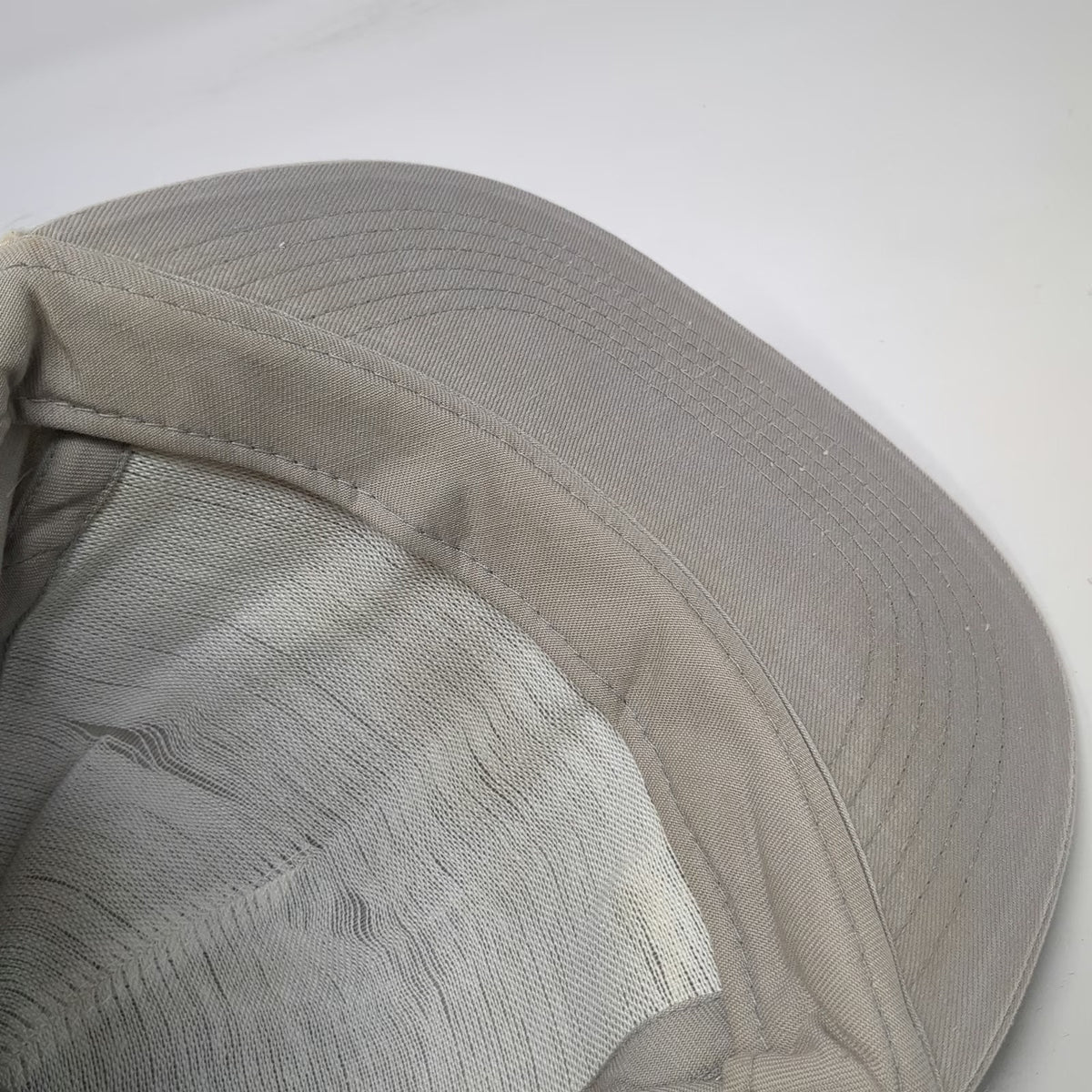 5 Panel Gray One Size Chapman Ranch Gin Cotton Boll Rope Cord Snapback Hat