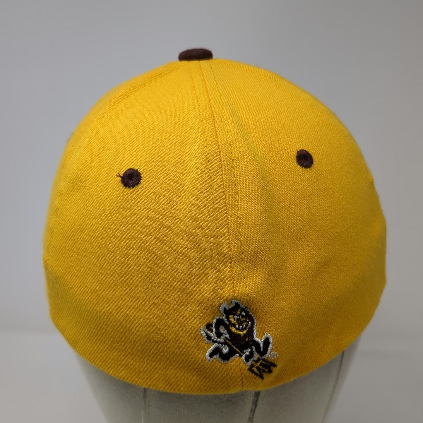 Zephyr Arizona State Sun Devils NCAA Yellow S Hat Sparky Brown Underbrim Fitted