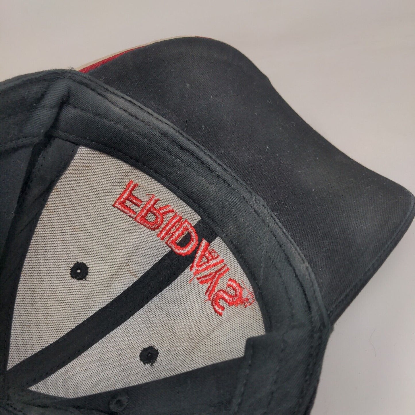 FRIDAYS American Flag Strapback Hat Black OS Adjustable Patriotic Outdoor Cap