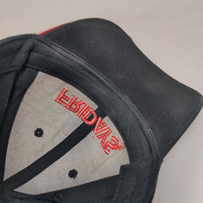 FRIDAYS American Flag Strapback Hat Black OS Adjustable Patriotic Outdoor Cap
