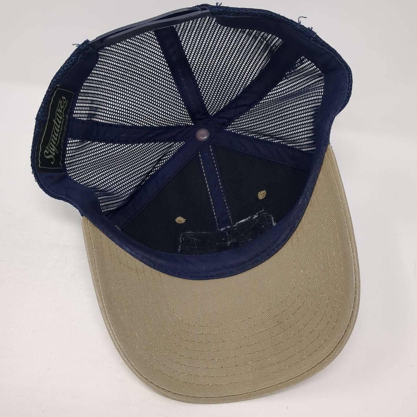 Gone Fishing Patch Snapback Mesh Back Trucker Hat Multi One Size Signatures