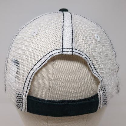 Scout & Cellar Strapback Trucker Hat Black One Size Mesh Back District