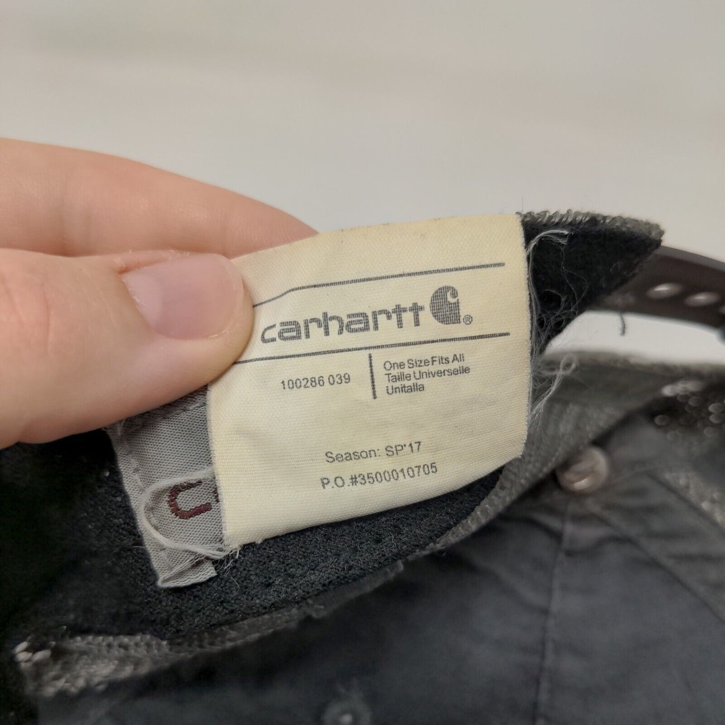 Carhartt Snapback Trucker Hat Multicolor OSFA Adjustable Mesh Back Patch Logo