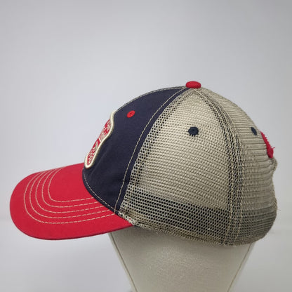 Hat Graphix Yellowstone Bear World Baseball Cap Blue Red Beige One Size Mesh