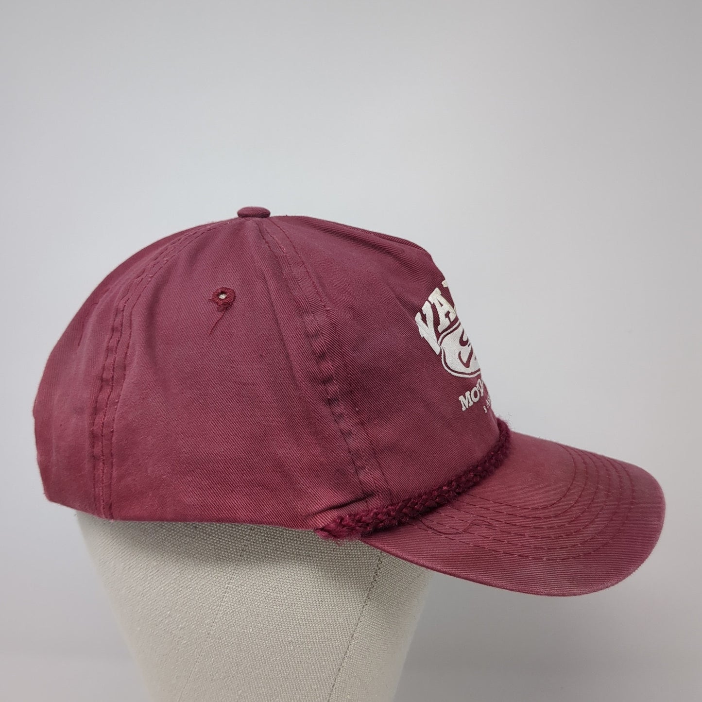 Walton Motors Ford Snapback Rope Hat Red One Size Adjustable Four Seasons
