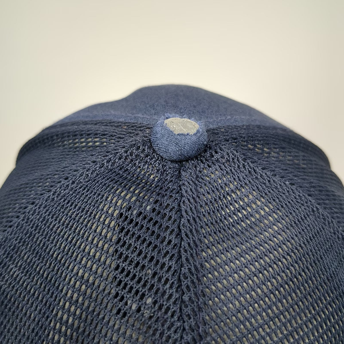 Flexfit Baseball Cap Blue M Lighthouse Christian Schools Patch Mesh Back Hat