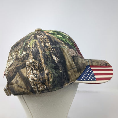 Outdoor Cap Baseball Cap Brown One Size Melton Truck Lines US Flag Camo Hat