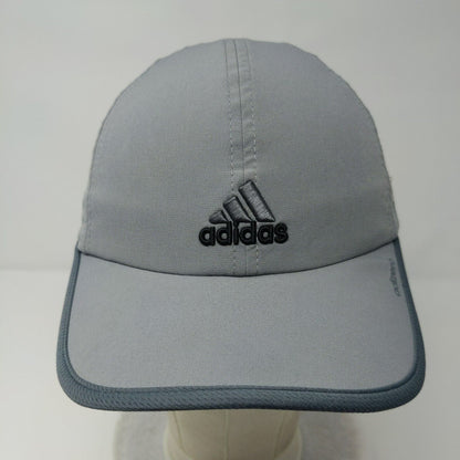 Adidas Adizero Strapback Hat Gray One Size Adjustable Breathable Climacool