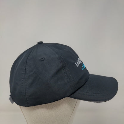 Lake Nona Strapback Hat Black One Size Adjustable Embroidered 6 Panel CORE365