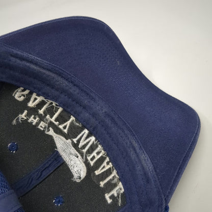 Port Authority Blue One Size Trucker Hat Salty Whale Guesthouse Mesh Snapback