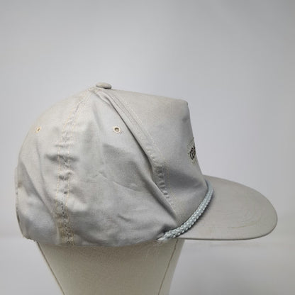 Town Talk 5 Panel Gray Hat One Size Snapback Rope Green Underbrim Cedar Links