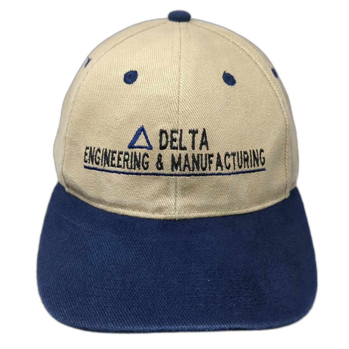 Art Headwear Baseball Cap Beige Blue One Size Delta Engineering Contrast Hat