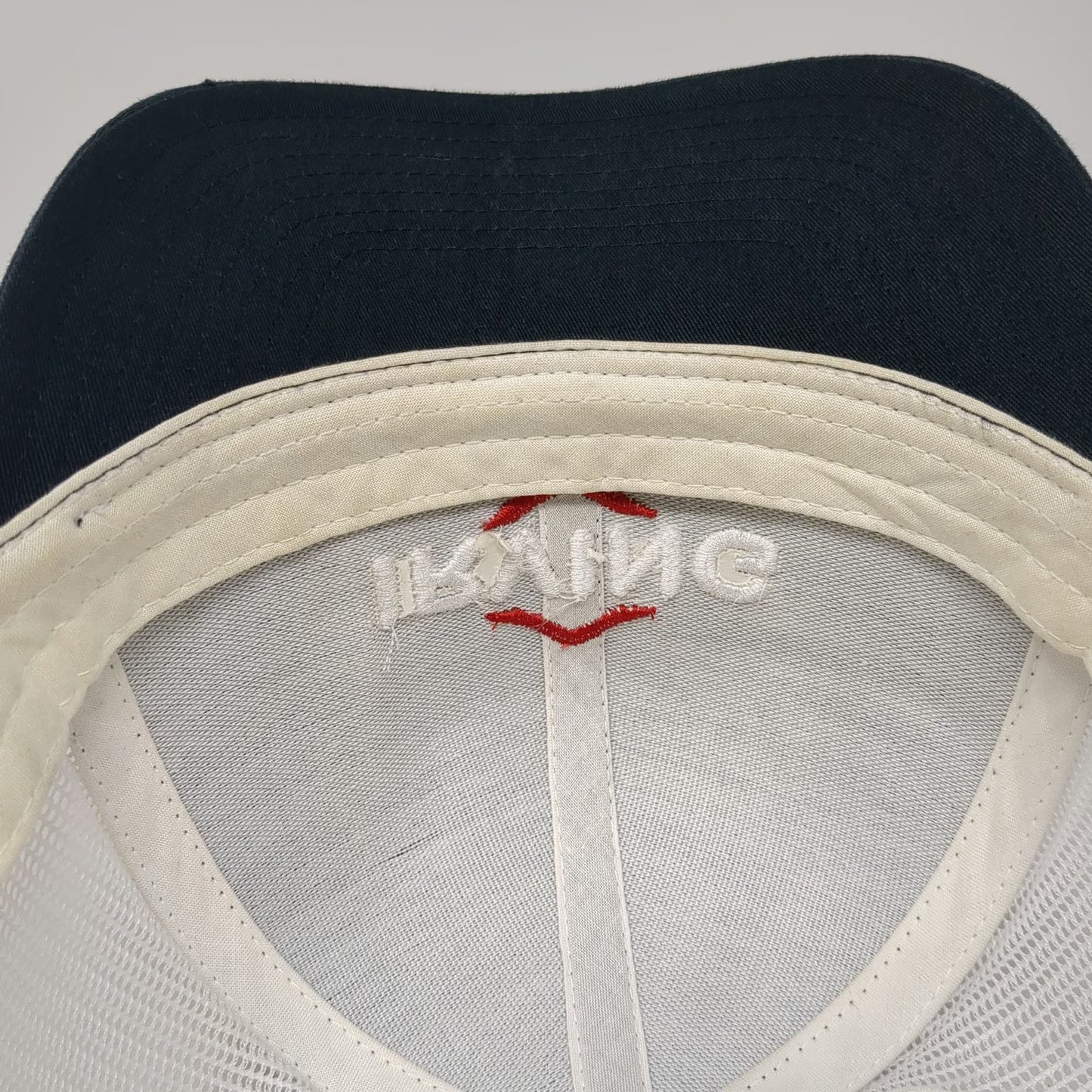 Pacific Headwear Trucker Hat Blue One Size Snapback Irving Oil Mesh Logo Gas