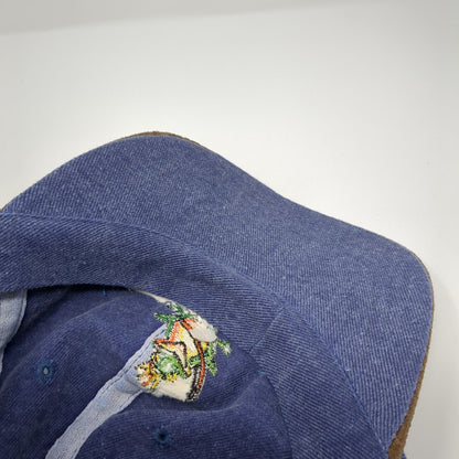 Neil Diamond Frog Slideback Hat Blue One Size Adjustable Fahrenheit