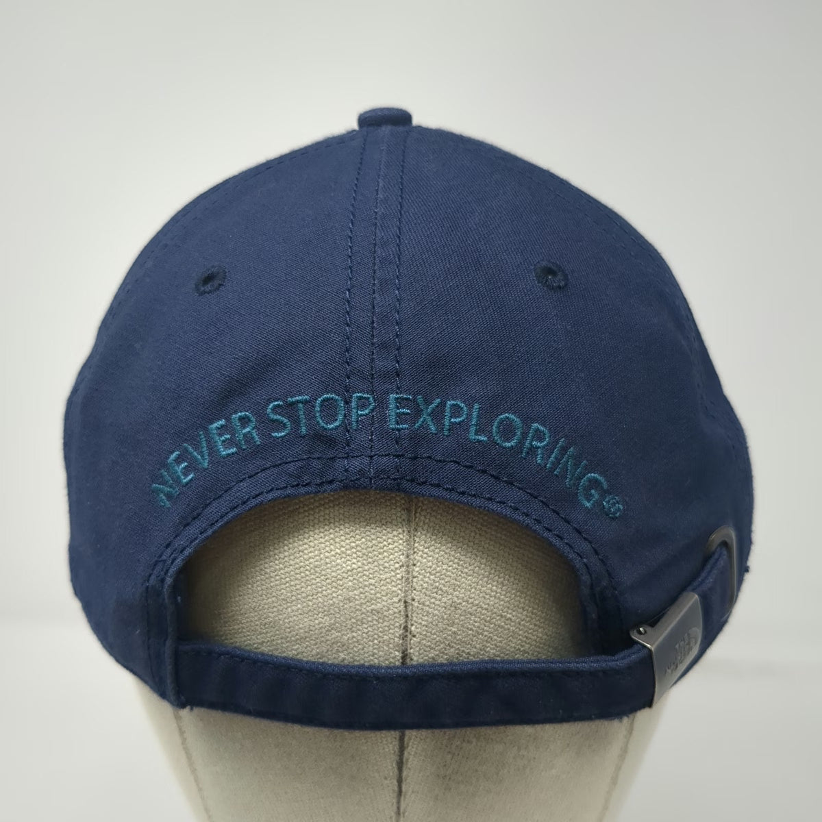 The North Face Baseball Cap Blue One Size Never Stop Exploring Slideback Hat