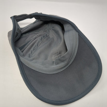 Adidas 3 Stripes Adizero Strapback Hat Gray One Size Adjustable Running