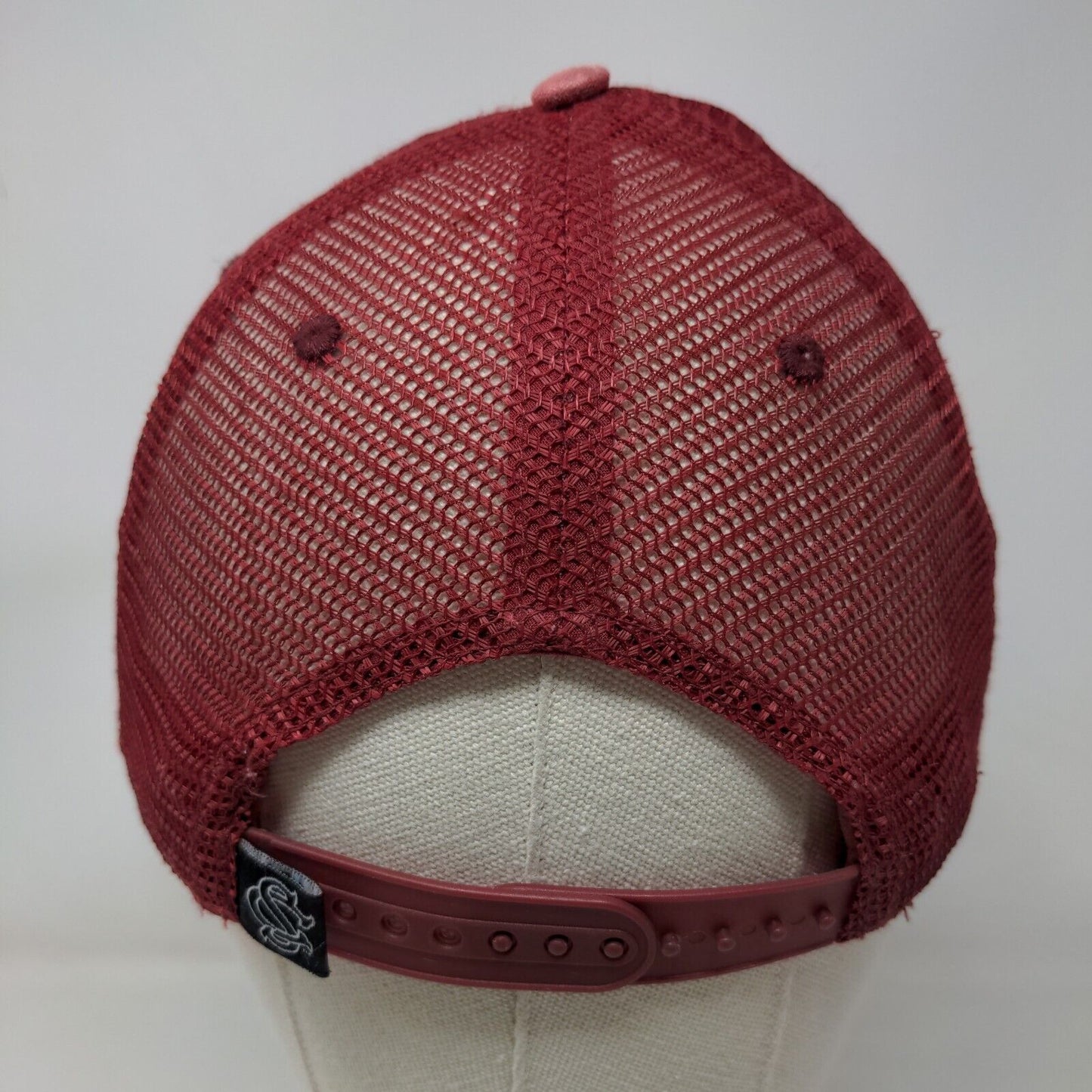 Top of the World Men's Snapback Mesh Back Hat Red OSFA South Carolina Gamecocks