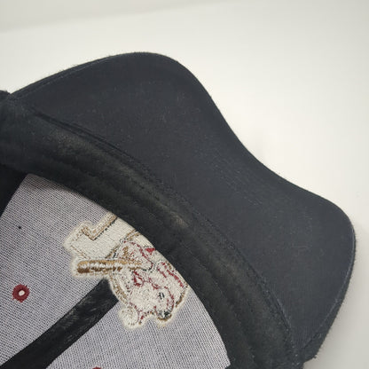 Sheet Metal Local Strapback Hat Black One Size Embroidered Adjustable