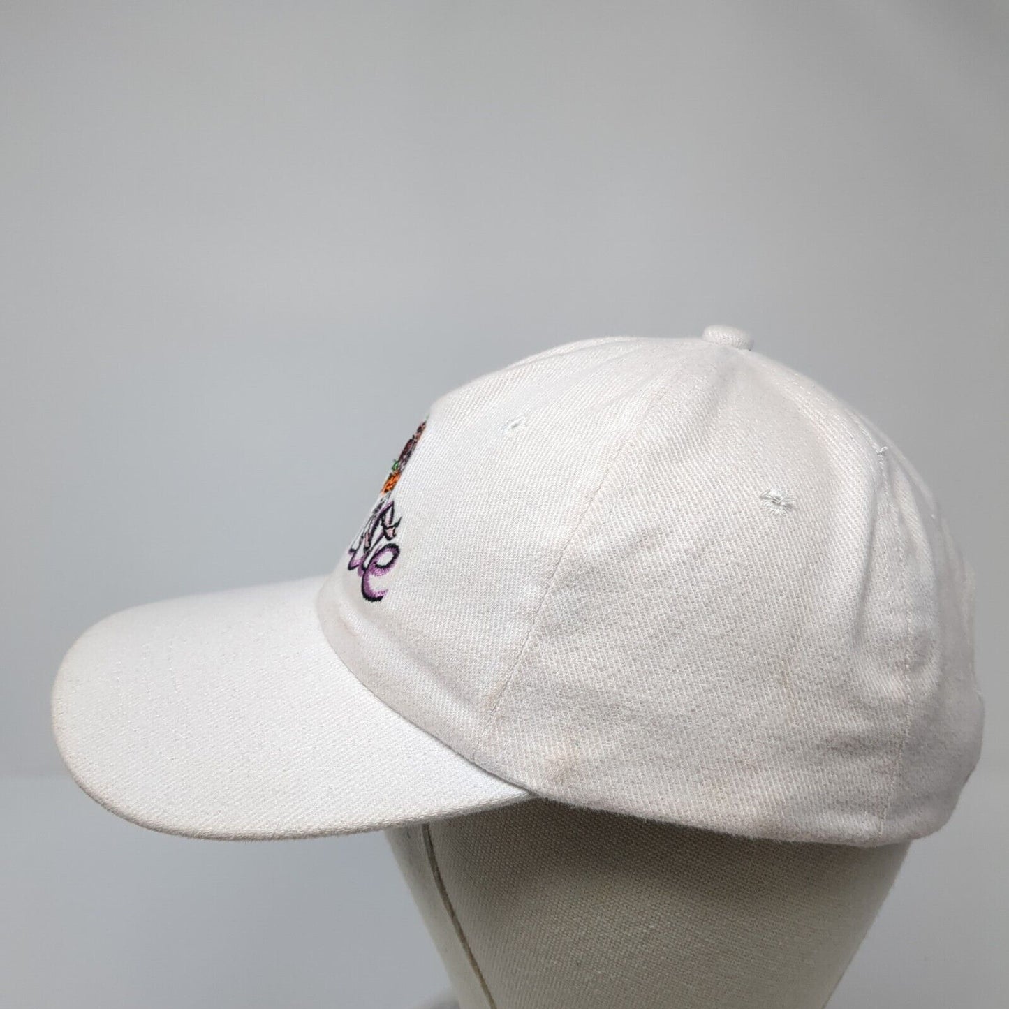 Bride Slideback Hat White One Size Adjustable Embroidered Headshots KC Caps