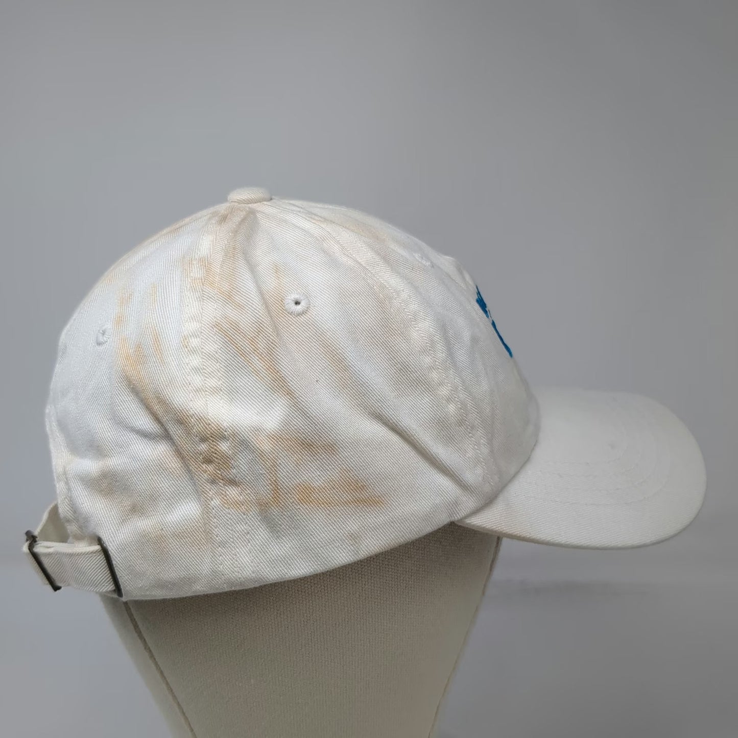 Yupoong Baseball Cap White OSFM Barstool Bites Embroidered Slideback Hat Cotton