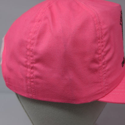 Tulsa OK '90 Police Snapback Hat Pink M/L Unysis Computer Systems