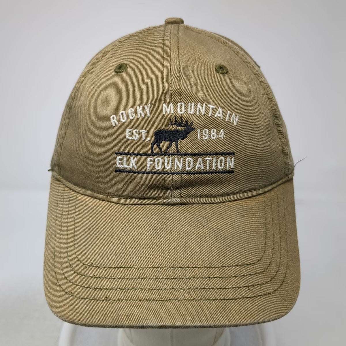 Ouray Sportswear Baseball Cap Green One Size Rocky Mountain Elk Foundation Hat