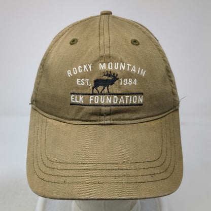 Ouray Sportswear Baseball Cap Green One Size Rocky Mountain Elk Foundation Hat