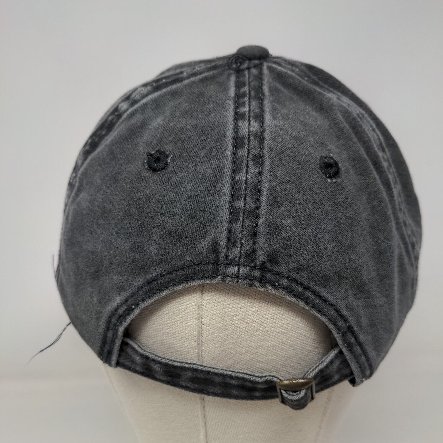 Bad Hair Day Slideback Hat Black OSFM Adjustable Embroidered Vented Holes