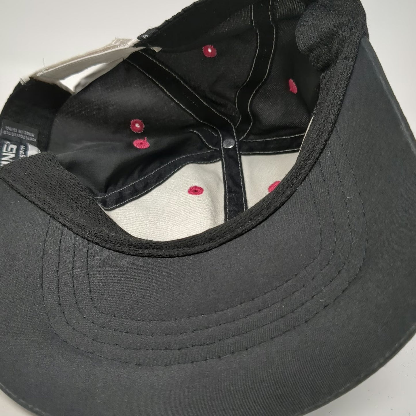 PING Baseball Cap Black Pink White One Size Performance Golf Contrast Stitch Hat