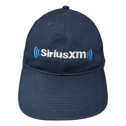 SiriusXM Slideback Hat Blue One Size Adjustable Embroidered 6 Panel