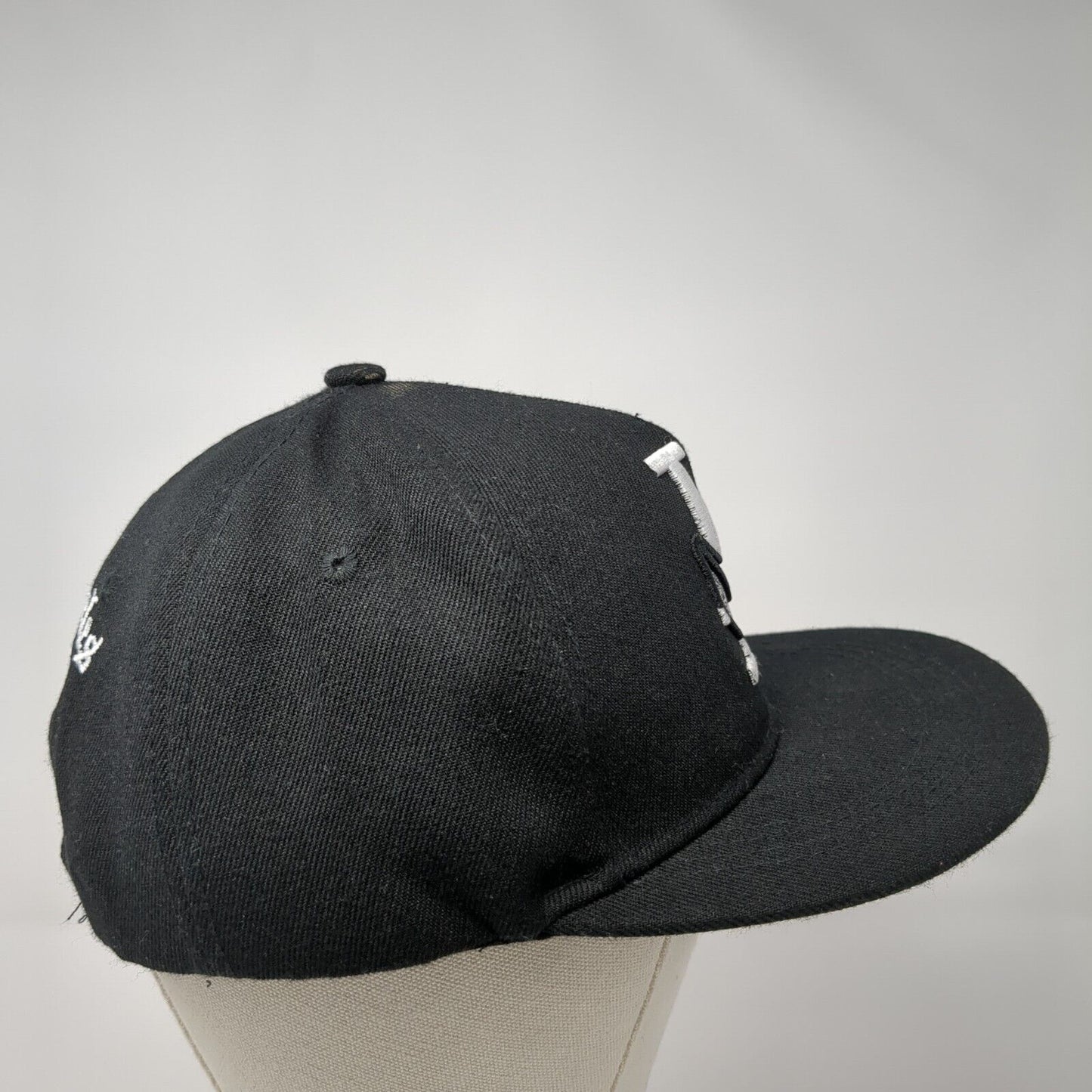 LA Los Angeles Crimes Snapback Hat Black OS Adjustable Embroidered 6 Panel