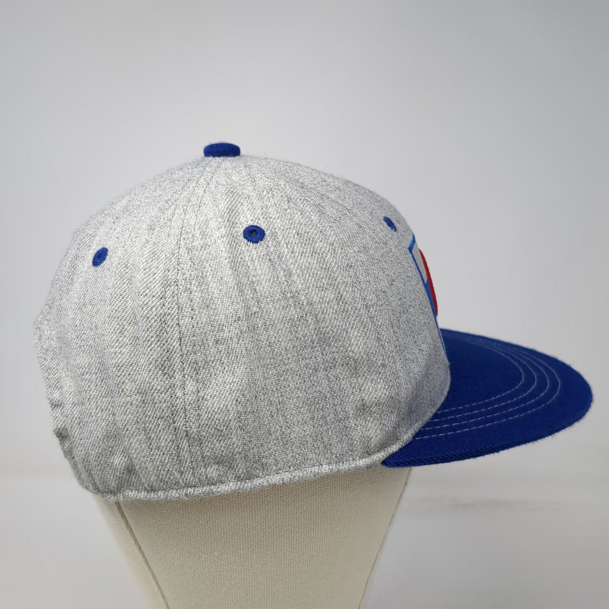 CO Limitless Colorado Flag Snapback Hat Gray Blue One Size Structured Cap