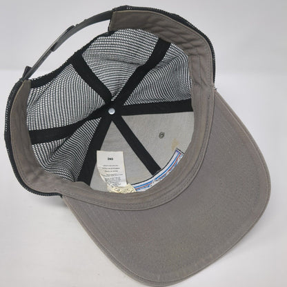 Patagonia Snapback Trucker Hat Gray One Size Adjustable Embroidered Mesh Back