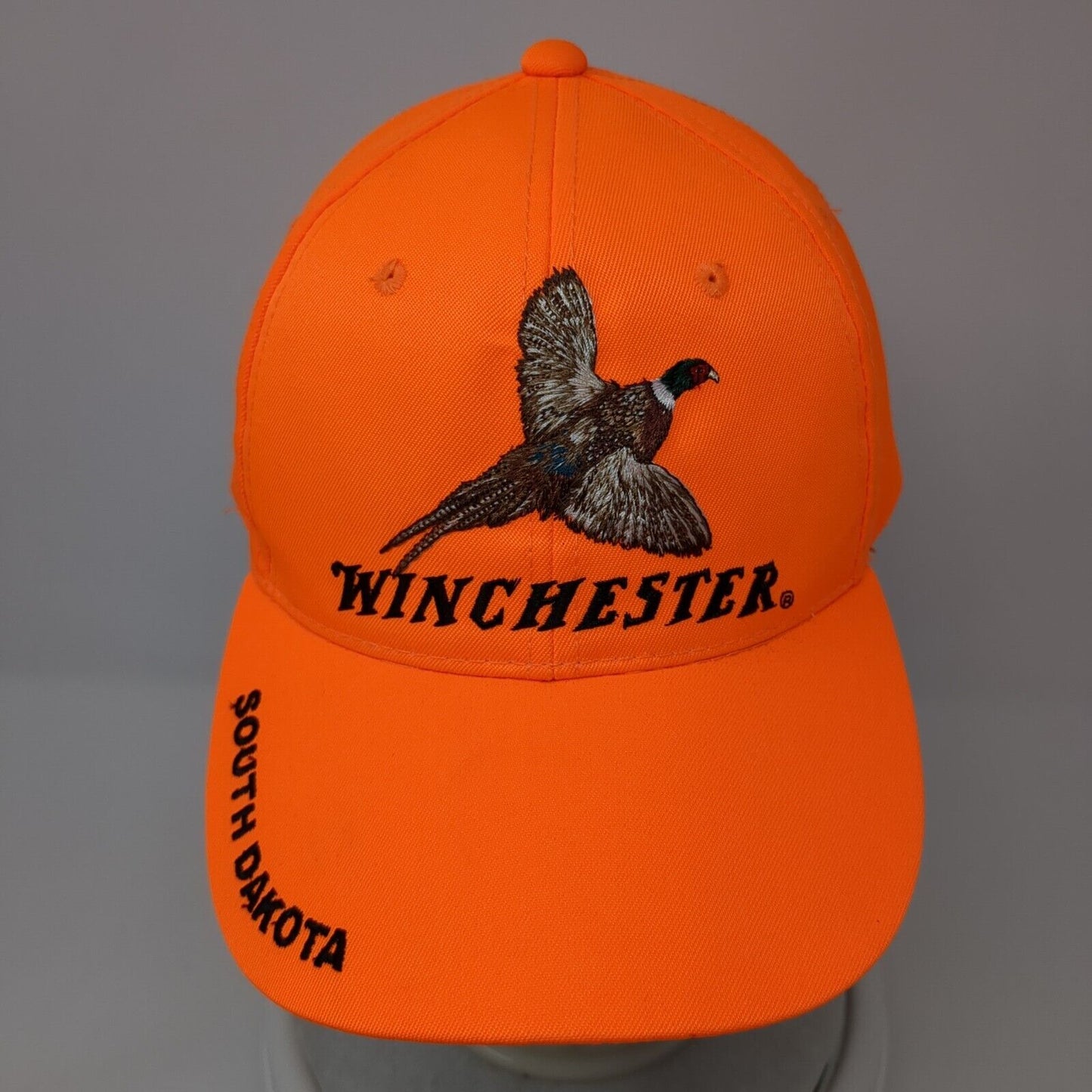 Winchester South Dakota Pheasant Opener 2006 Strapback Hat Orange OS Signatures