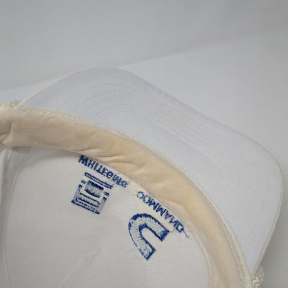 White GMC Cummins Command Snapback Rope Hat White One Size Adjustable