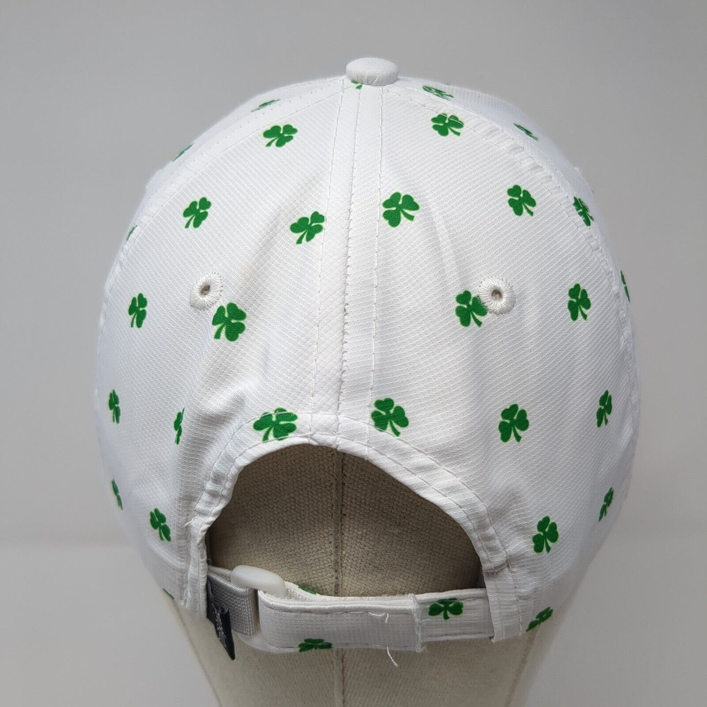 Paddy Wagon Irish Pub Est 1996 Strapback Hat White OS Adjustable Clover Imperial